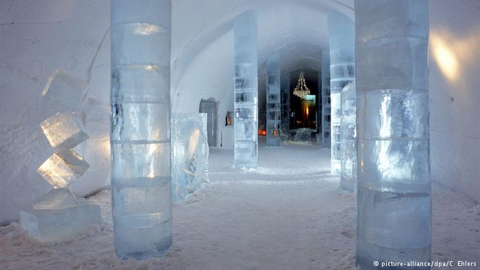 فندق من الجليد في السويد يذوب صيفاً ويعاد بناؤه شتاء - 

        